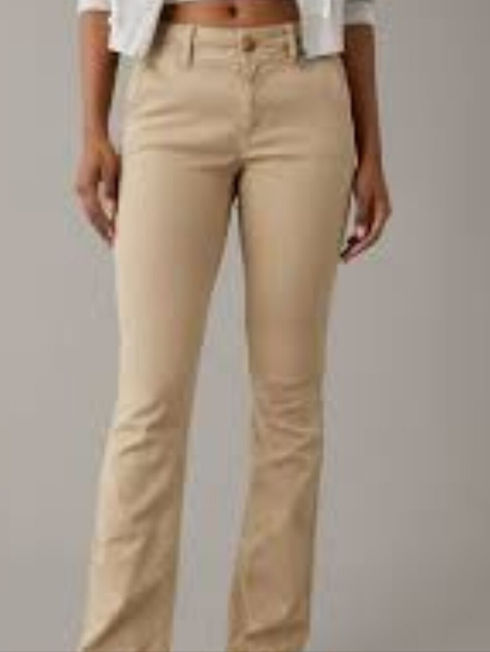 American Eagle Outfitters Men's Khaki Chinos - Light Tan